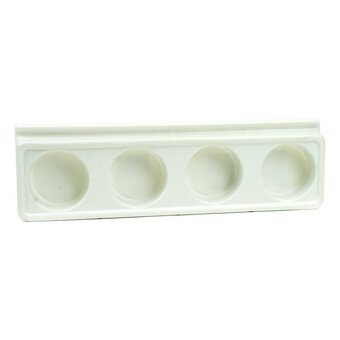 Four Welled Paint Tray 24 x 9 cm