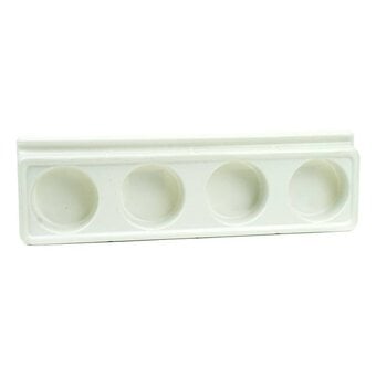 Four Welled Paint Tray 24 x 9 cm