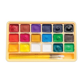 HIMI Yellow Jelly Cup Gouache Set 30ml 18 Pack 