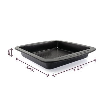 Whisk Non-Stick Carbon Steel Brownie Tin image number 4