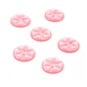 Hemline Pink Basic Star Button 6 Pack image number 1