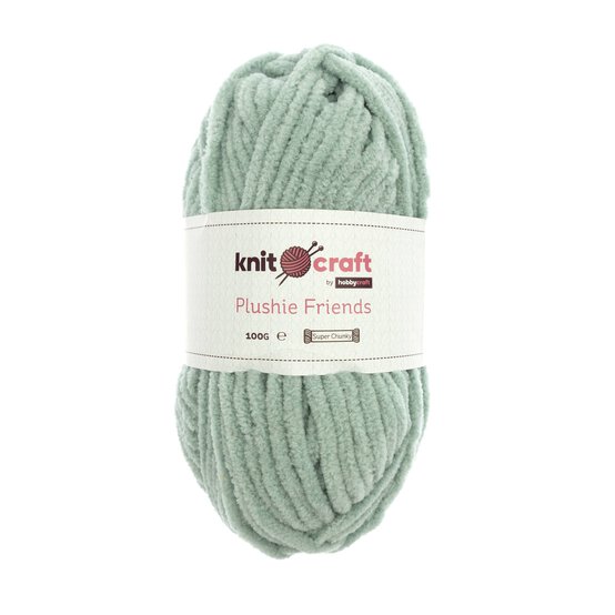 Knitcraft Grey Blue Plushie Friends Yarn 100g image number 1