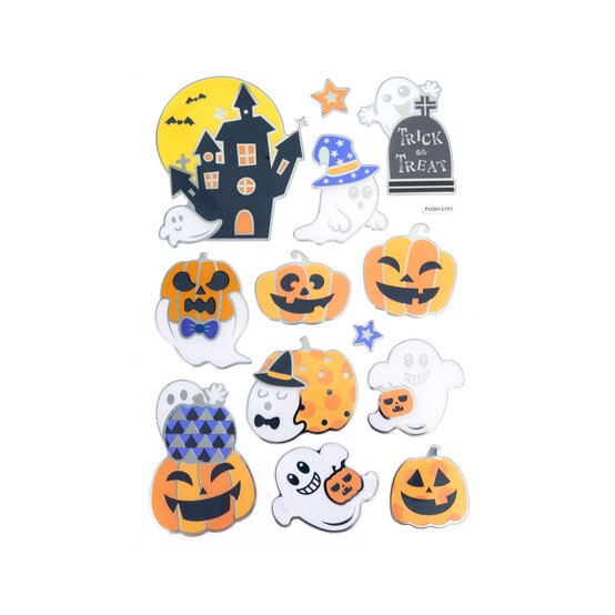 Pumpkin Metallic Foil Stickers  image number 1