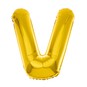 Extra Large Gold Foil Letter V Balloon image number 1