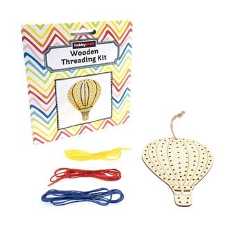 Hot Air Balloon Wooden Threading Kit