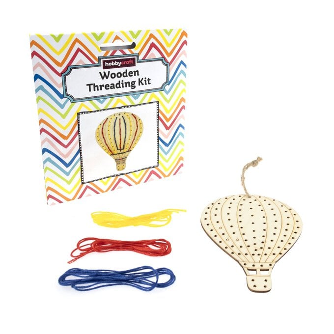 Hot Air Balloon Wooden Threading Kit image number 1