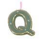 Hanging Felt Letter Q Decoration image number 3