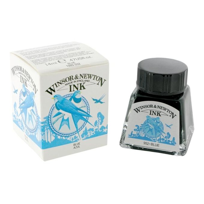 Winsor & Newton Blue Drawing Ink 14ml image number 1