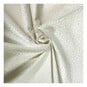 Ivory Flower Stem Cotton Fabric by the Metre image number 1