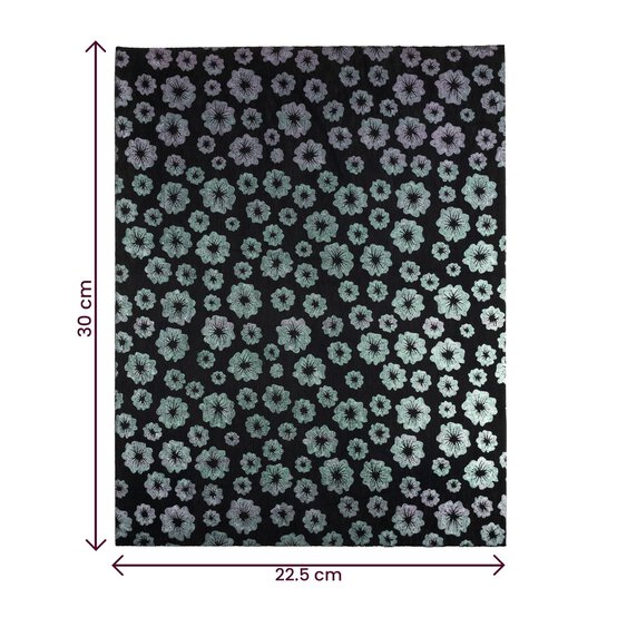Black Metallic Spot EVA Foam Sheet 22.5cm x 30cm image number 5