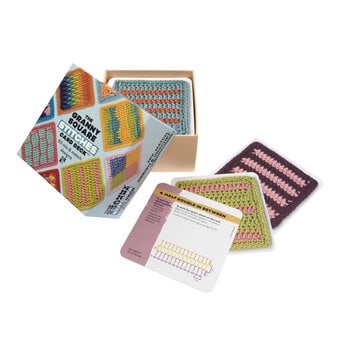 Granny Squares Stitches Card Deck