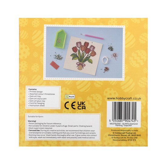 Make Your Own Tulip Gem Art Picture image number 6