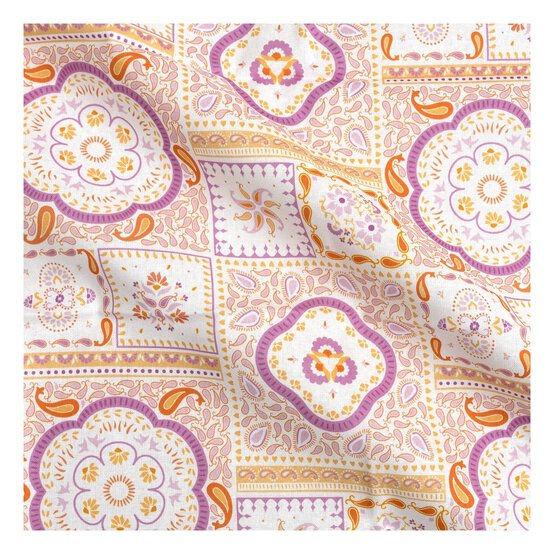 Island Haven Pink Cotton Fat Quarters 4 Pack image number 2