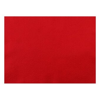 Red Polyester Felt Sheet A4