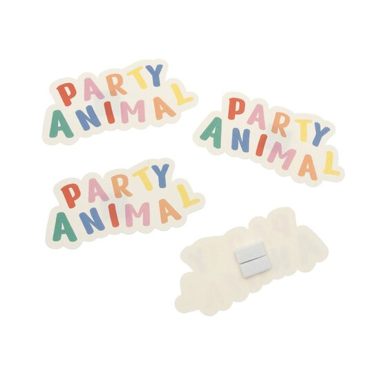 Party Animal Card Toppers 4 Pack image number 3