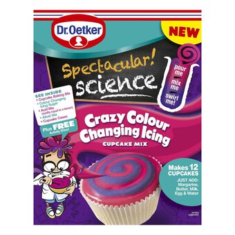 Dr. Oetker Spectacular Science Colour-Changing Cupcake Mix 295g