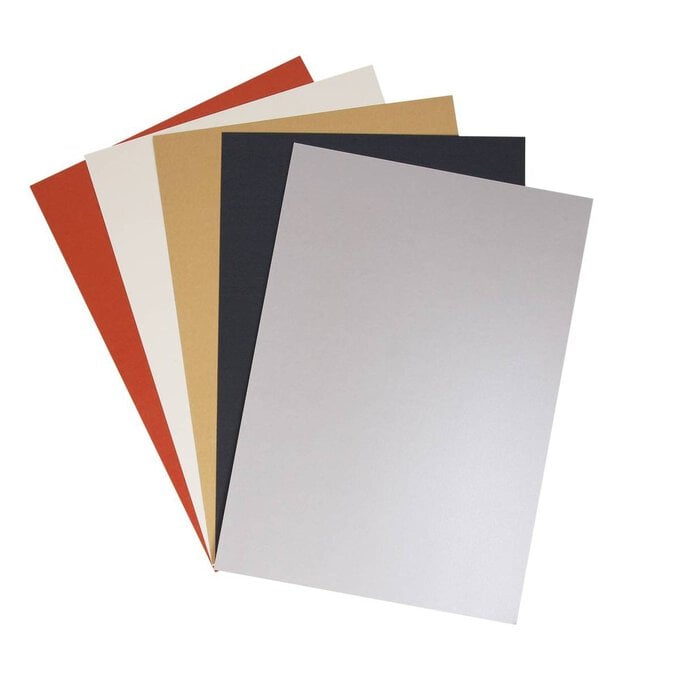 Assorted Metallic Pearl Card A3 20 Pack image number 1