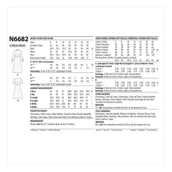 New Look Women's Dress Sewing Pattern N6682 (6-18)