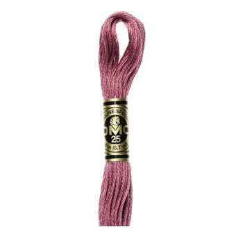 DMC Pink Mouline Special 25 Cotton Thread 8m (3687)