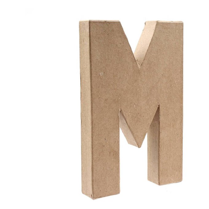 Mache Letter M 20cm Hobbycraft mache-letter-m-20cm-hobbycraft