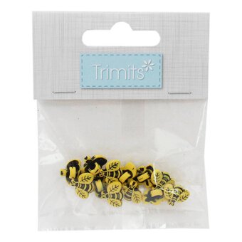 Trimits Bee Craft Buttons 12 Pieces