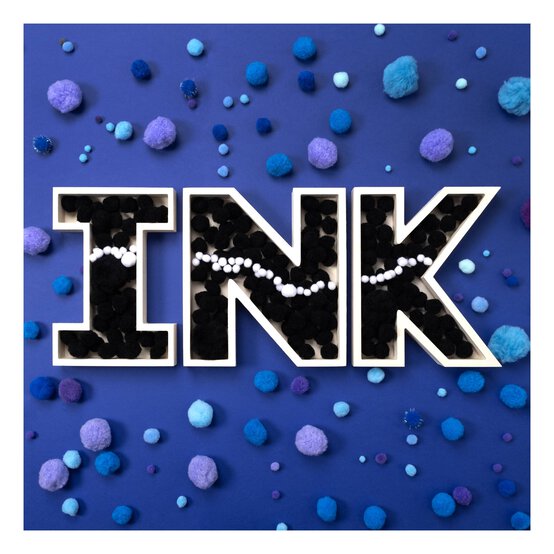 Wooden Fillable Letter I 22cm image number 3