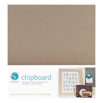 Silhouette Chipboard 12 x 12 Inches 25 Pack