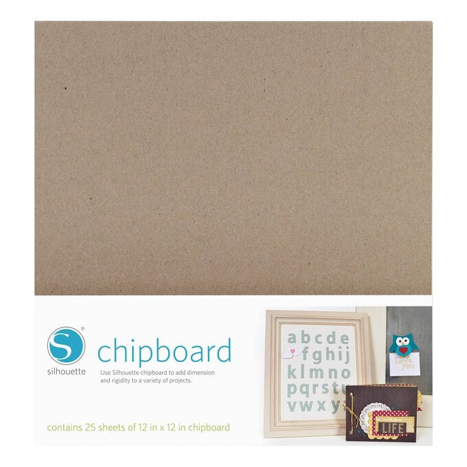 Silhouette Chipboard 12 x 12 Inches 25 Pack image number 1