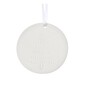 Hanging Ceramic Round Tree Decoration 6cm image number 2