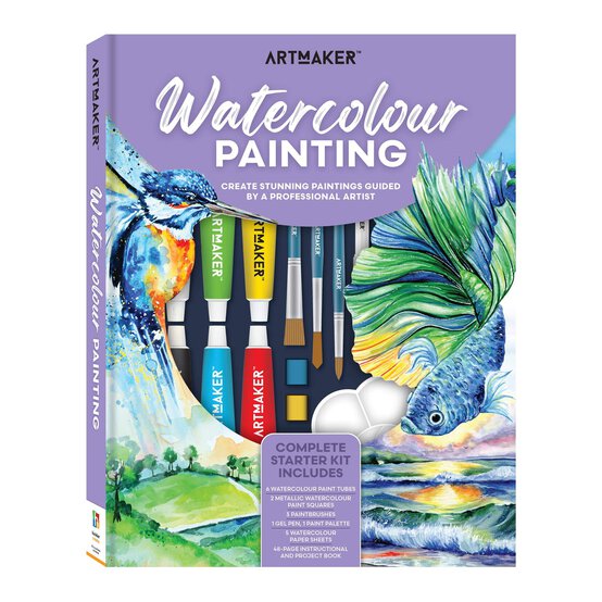 Artmaker Watercolour Painting Kit image number 1