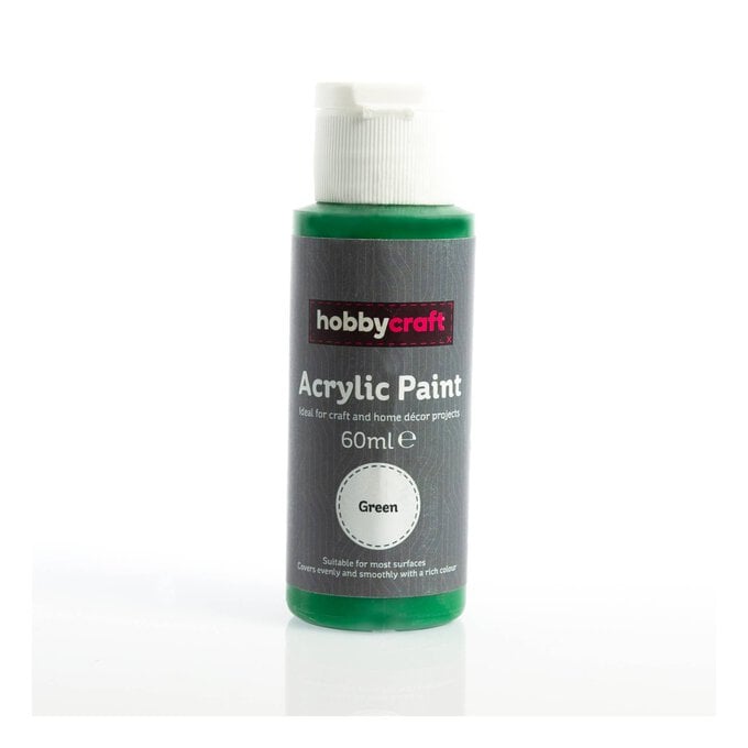 Green Acrylic Craft Paint 60ml image number 1