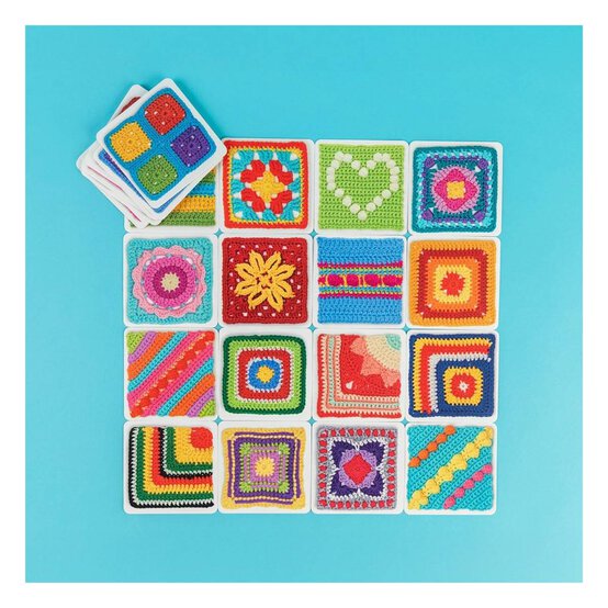 Bright and Bold Granny Square Card Deck image number 3