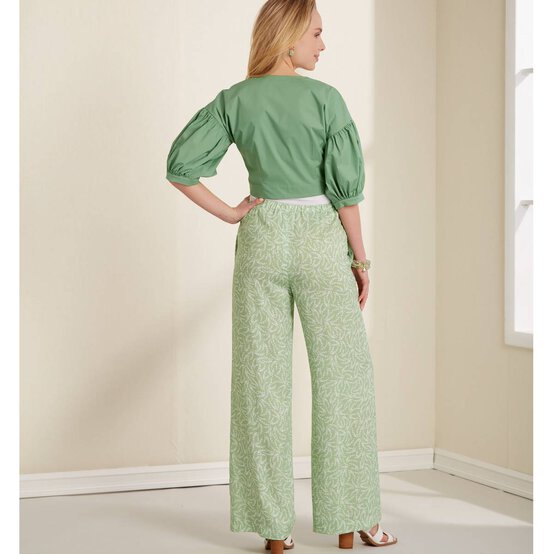 New Look Women's Jacket and Trousers Sewing Pattern N6677 image number 8