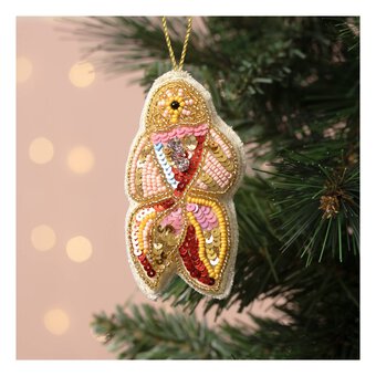 Hanging Beaded Fish Decoration 10cm