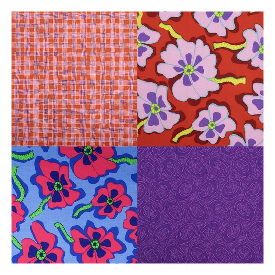 Kaffe Fassett Tropical Orange Quilt Kit image number 5