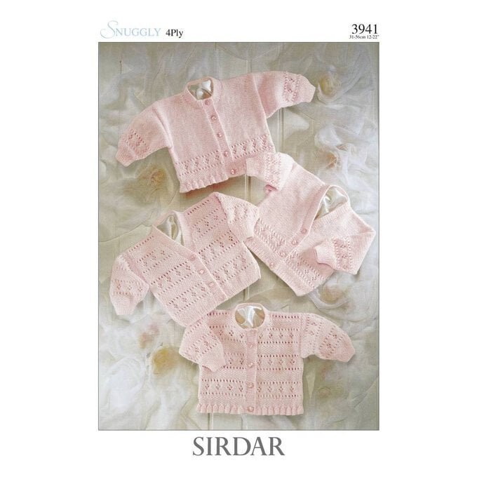 Sirdar Snuggly 4 Ply Cardigans Pattern 3941 image number 1