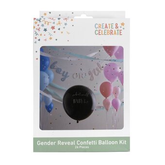 Create & Celebrate Gender Reveal Confetti Balloon Kit