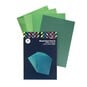 Mixed Green Paper Pad A4 24 Sheets  image number 1