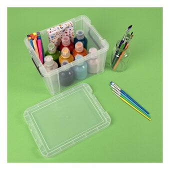 Whitefurze Allstore 5 Litre Clear Storage Box  image number 2