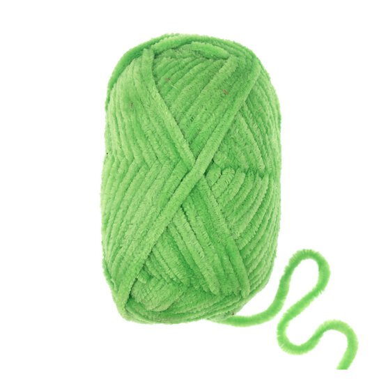 Knitcraft Green Tiny Chenille DK Yarn 25g image number 3