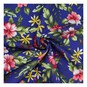 Purple Tropical Cotton Poplin Fabric by the Metre image number 1