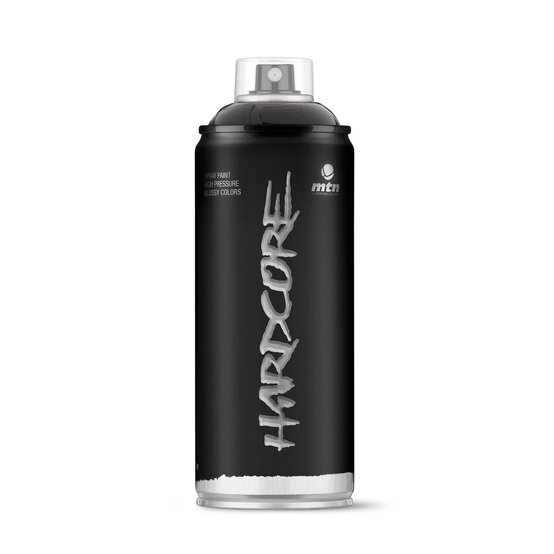 MTN Hardcore Gloss Black Spray Paint 400ml (9011) image number 1