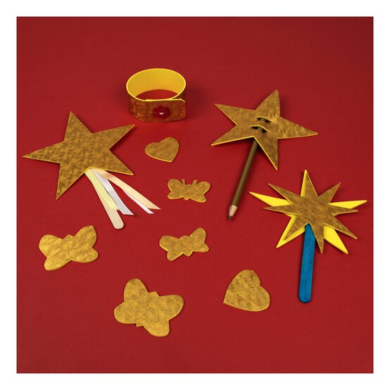 Gold Hologram EVA Foam Sheet 22.5cm x 30cm image number 2