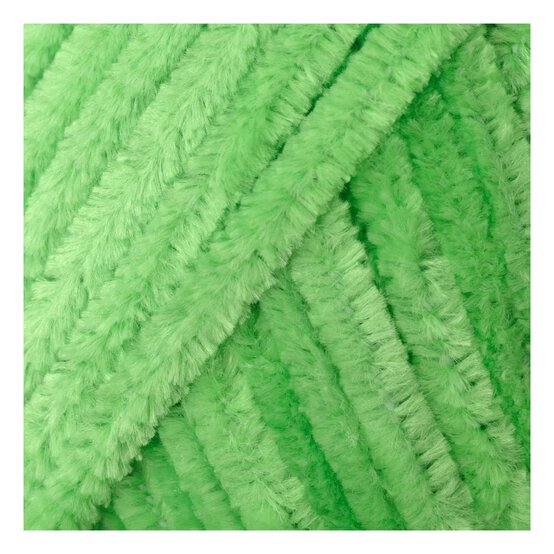 Knitcraft Green Tiny Chenille DK Yarn 25g image number 2