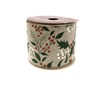 Holly and Mistletoe Wire Edge Printed Ribbon 63mm x 3m image number 5
