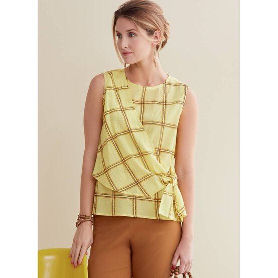 Butterick Women&rsquo;s Top Sewing Pattern B6765 (14-22) image number 4