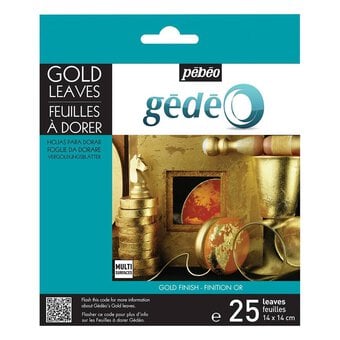 Gedeo Gold Gilding Leaves 25 Pieces