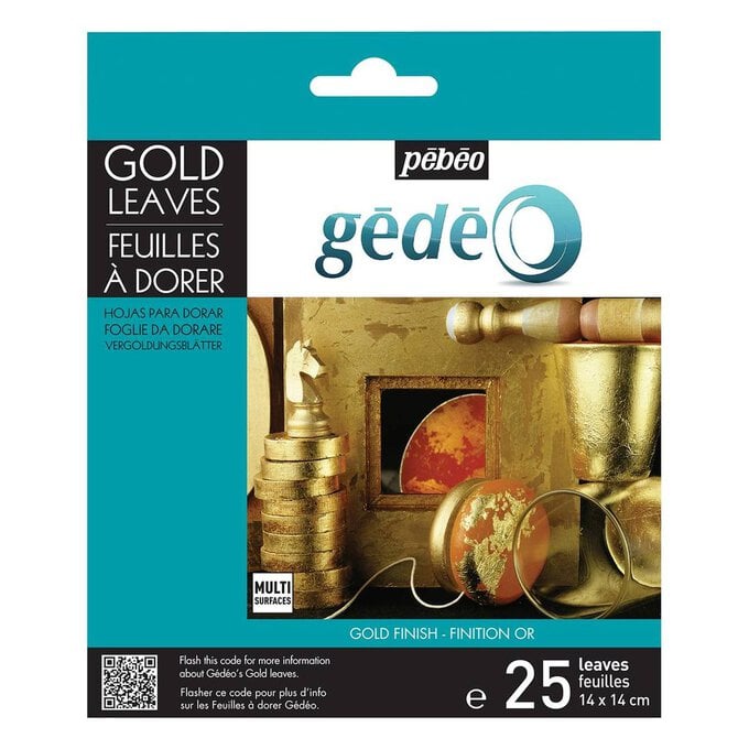 Gedeo Gold Gilding Leaves 25 Pieces image number 1