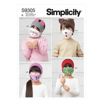 Simplicity Kids’ Headwear Sewing Pattern S9305