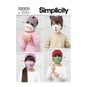 Simplicity Kids’ Headwear Sewing Pattern S9305 image number 1